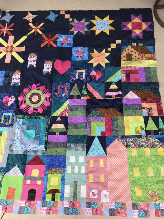 Summer Nights Sampler Quilt Pattern Booklet PDF