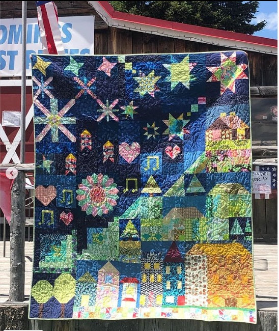 Summer Nights Sampler Quilt Pattern Booklet PDF