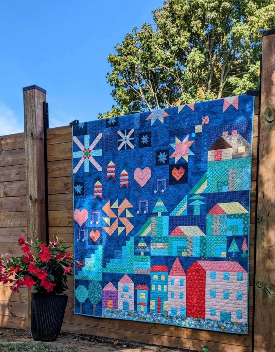 Summer Nights Sampler Quilt Pattern Booklet PDF