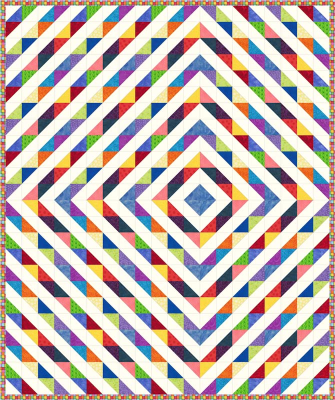 Half Square Triangle Block Collection PDF Pattern Booklet