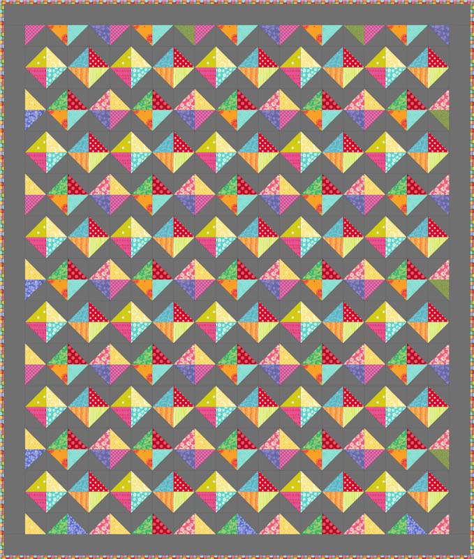 Half Square Triangle Block Collection PDF Pattern Booklet