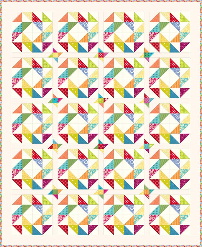 Half Square Triangle Block Collection PDF Pattern Booklet