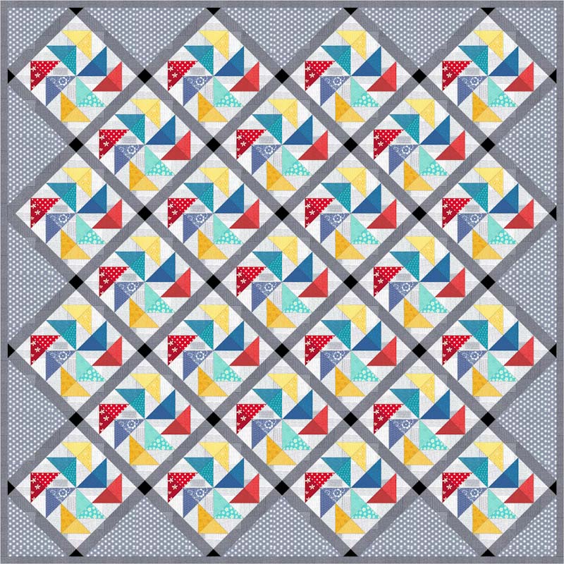 Half Square Triangle Block Collection PDF Pattern Booklet
