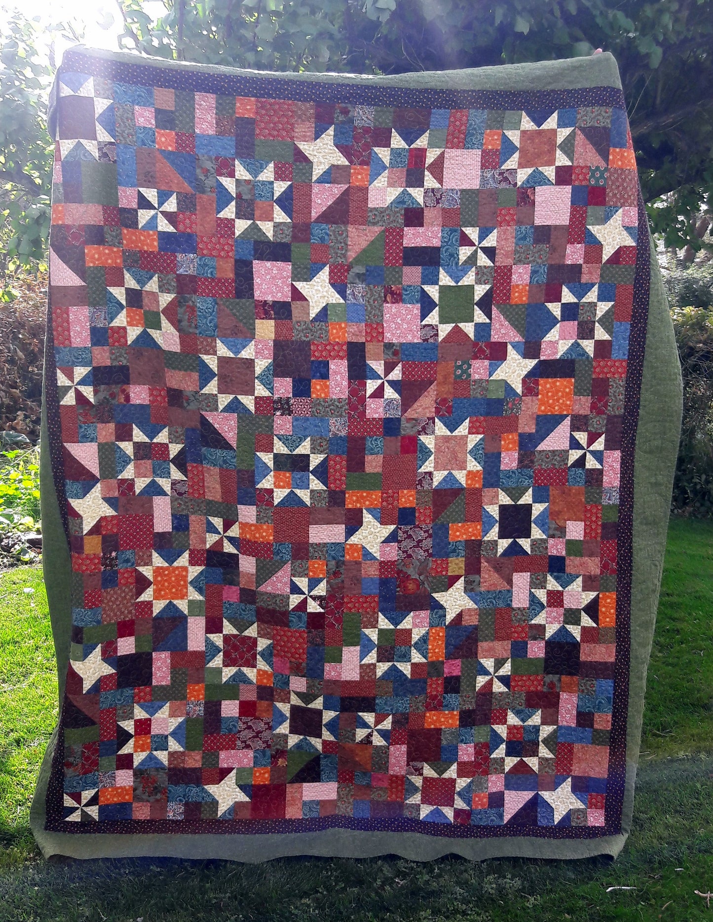 Harvest Sky scrap PDF quilt pattern