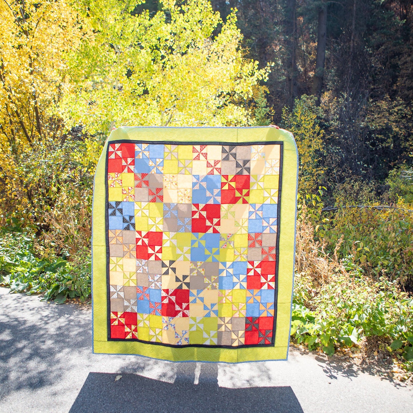 Spin cycle layer cake pattern