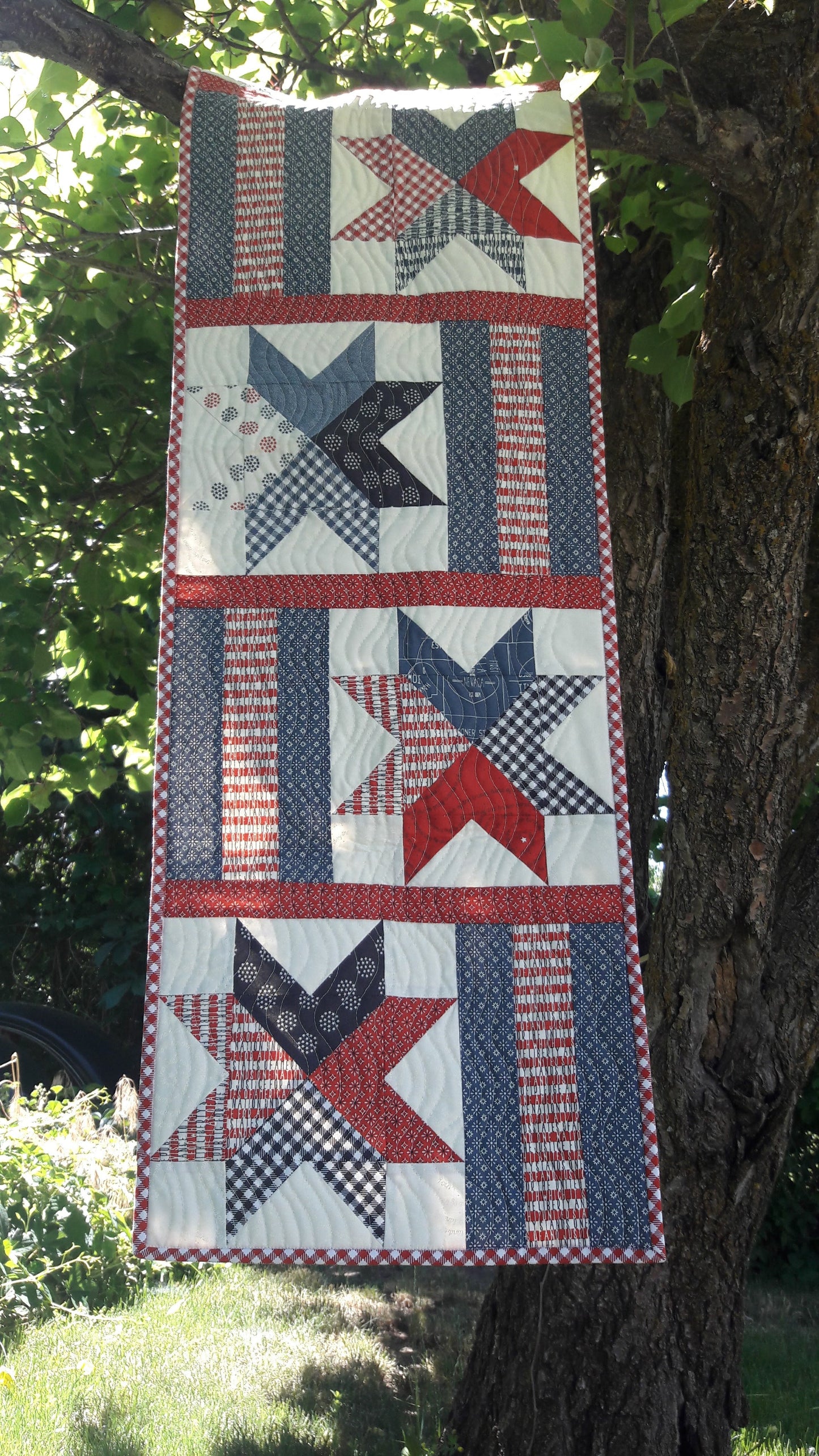 Braveheart Picnic Quilt & Matching Table Runner - Quilt Pattern