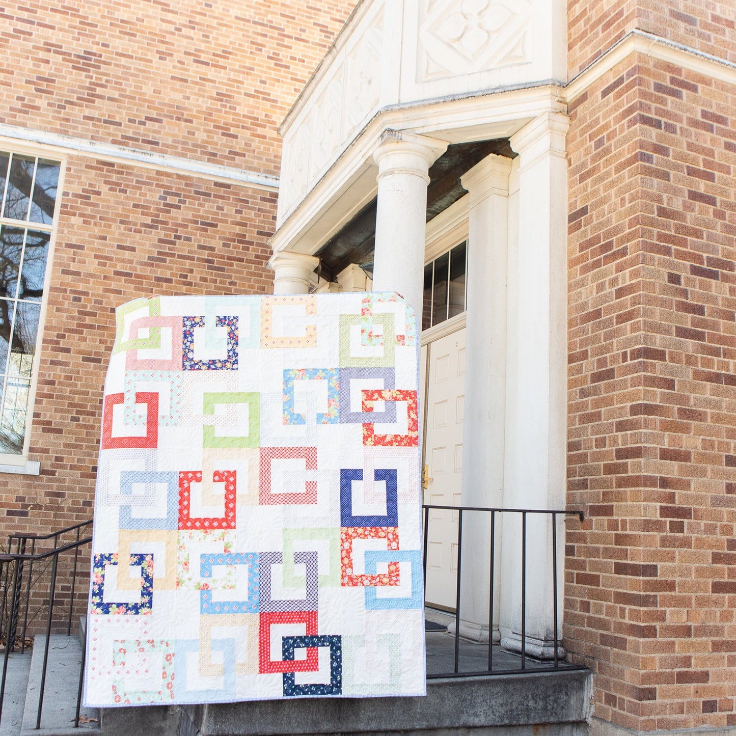 Linked an easy jellyroll quilt pattern