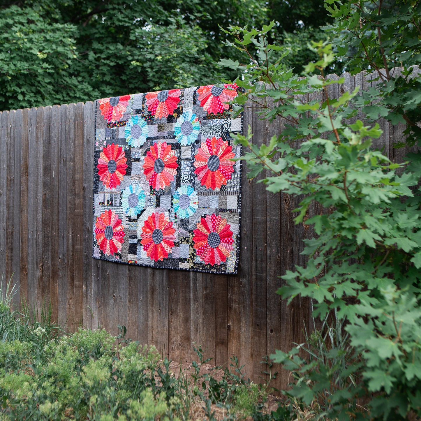 Scrappy Dresden quilt pattern