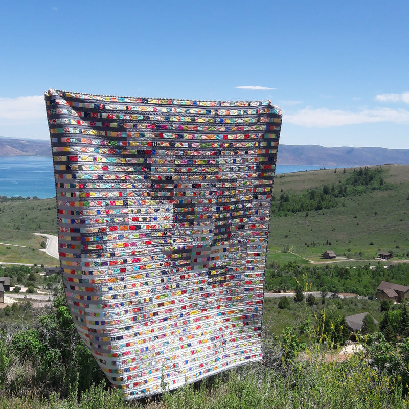 Gradation Modern Scrap Quilt Pattern