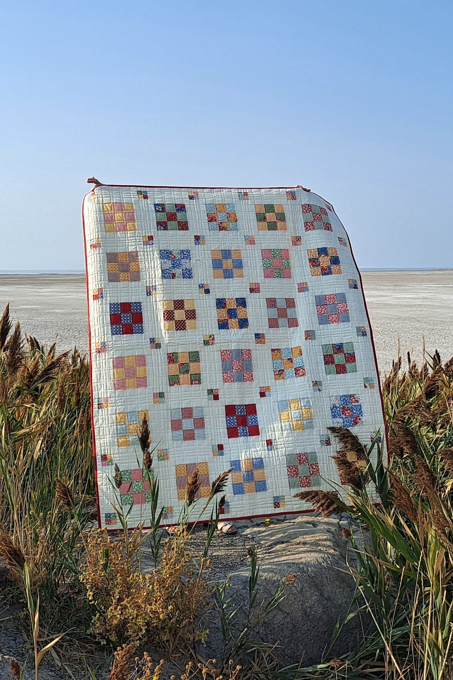Floating Boxes a jellyroll quilt pattern and kit