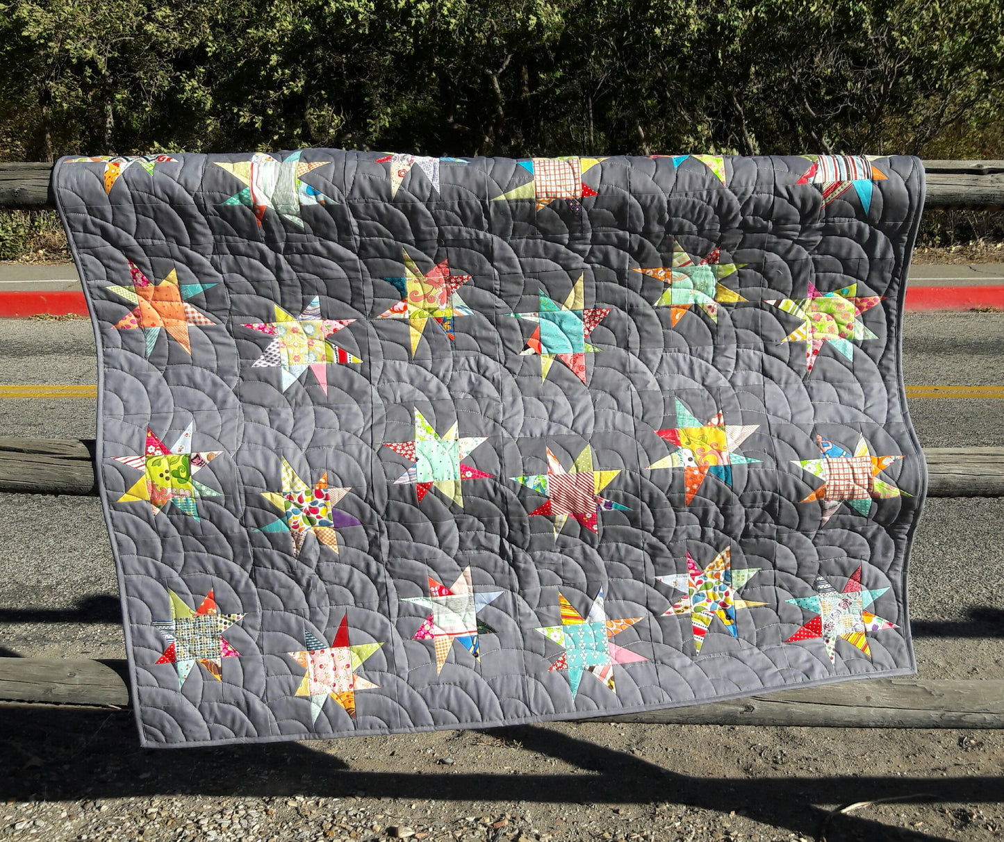 Sparkle a modern baby quilt pattern