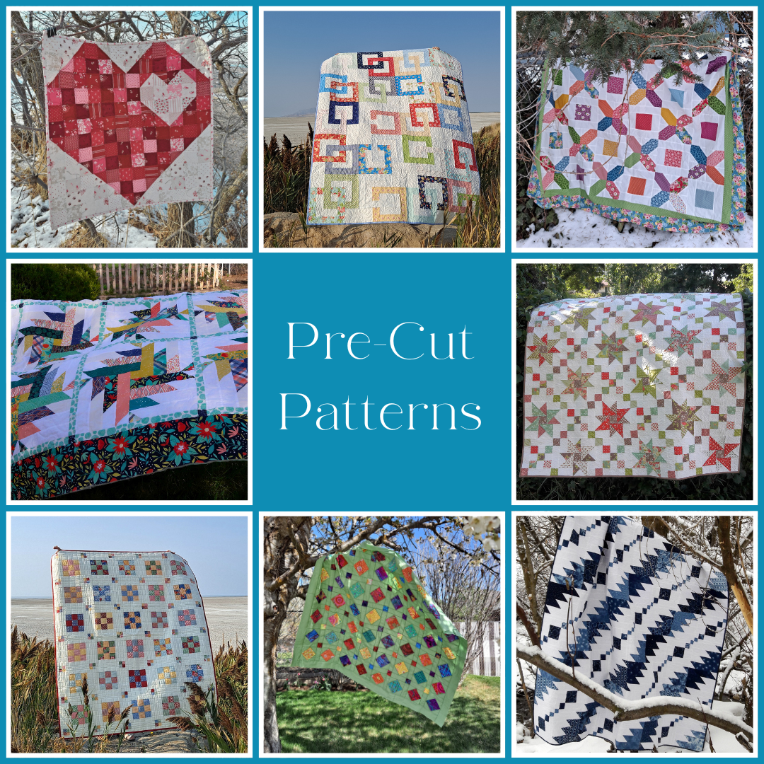 Pre Cut Pattern Machine Pre-Cut Friendly Patterns – Aunt Em's Quilts