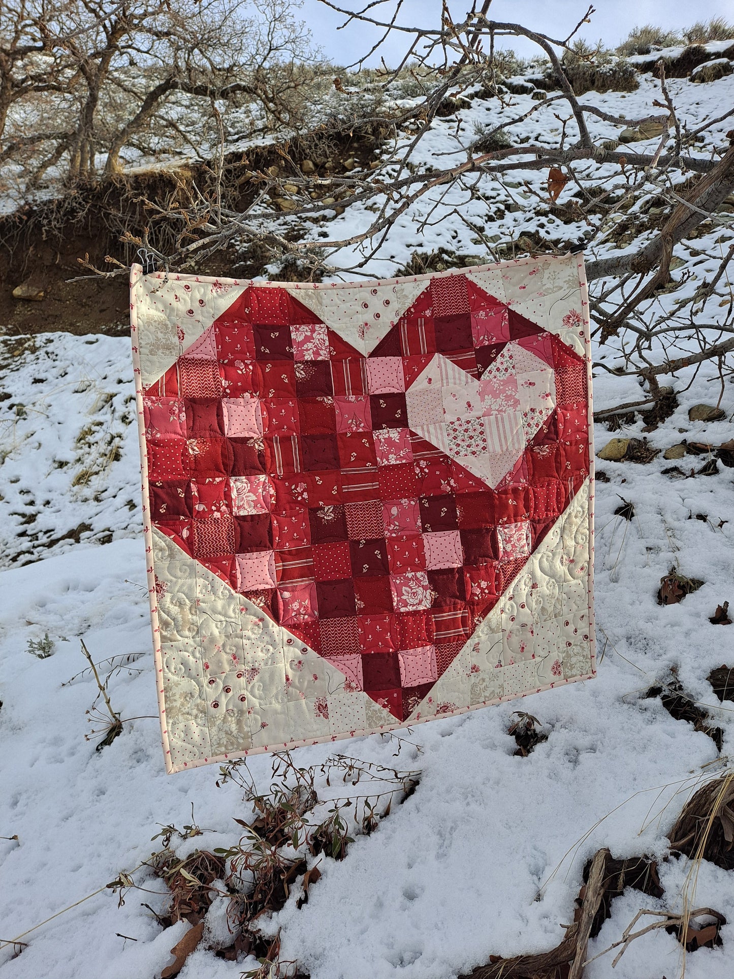 Scrappy Love Wall hanging Pattern