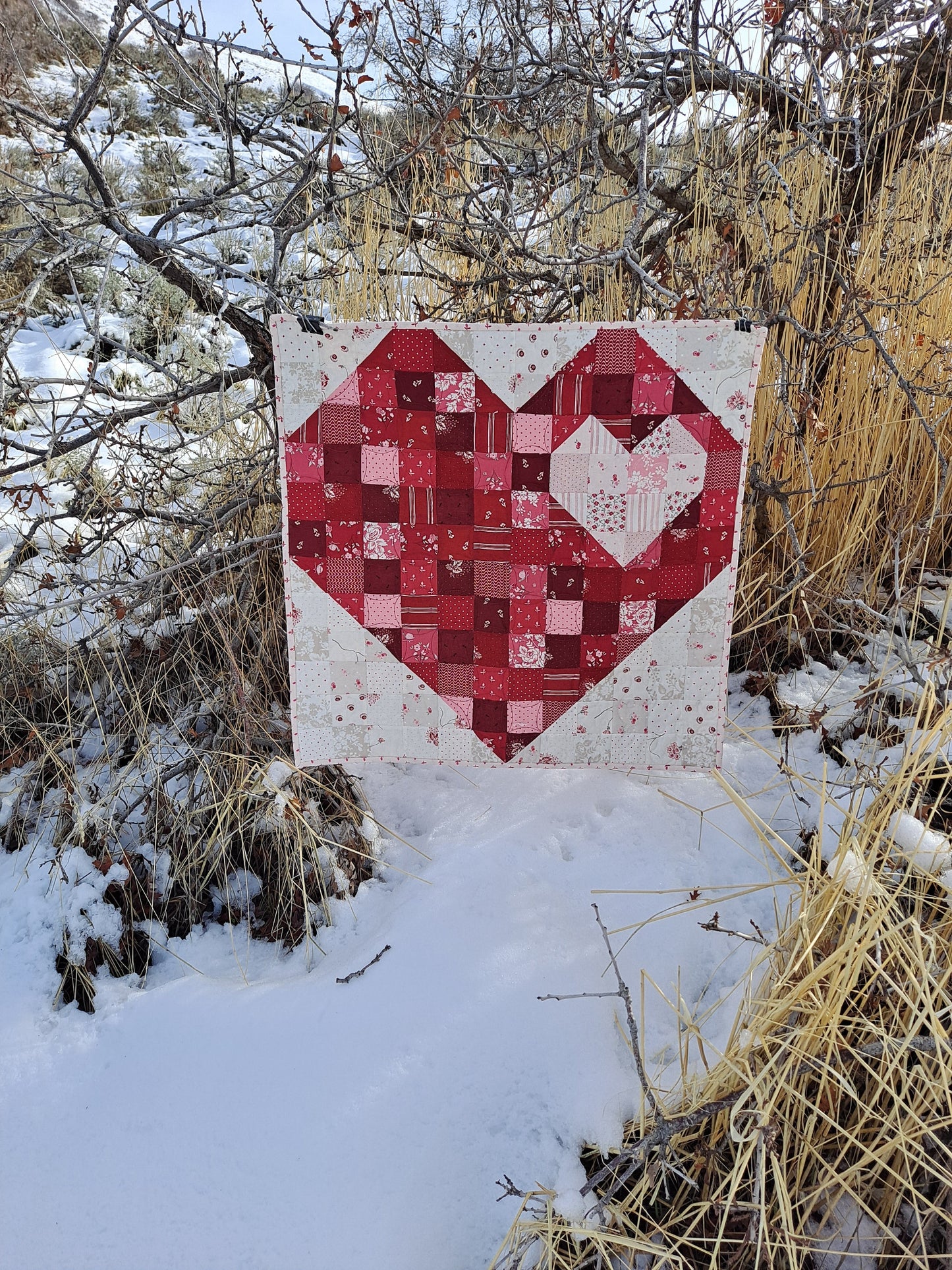 Scrappy Love Wall hanging Pattern