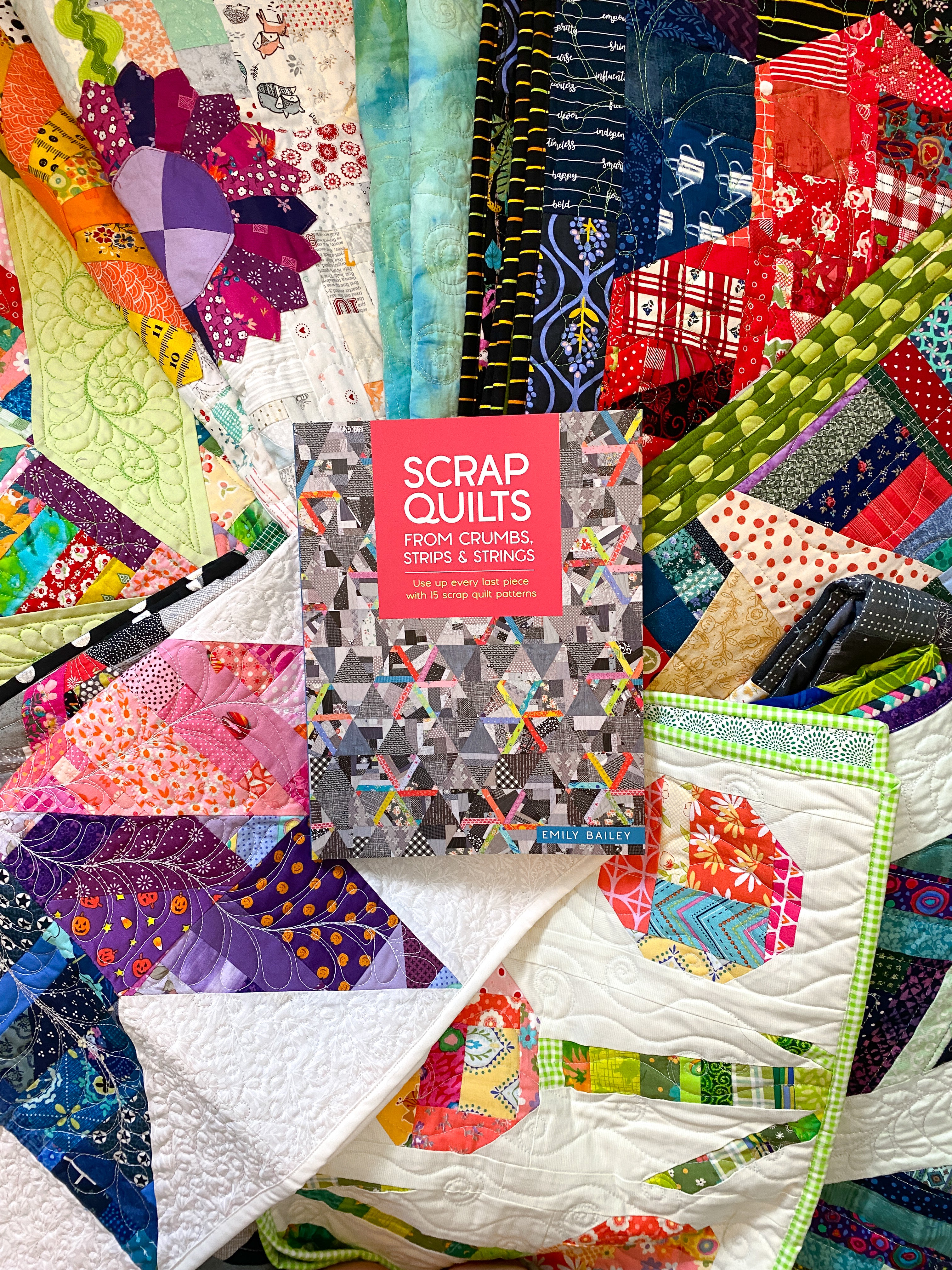 Scrap Quilts from crumbs strips & strings Book signed by author – Aunt ...