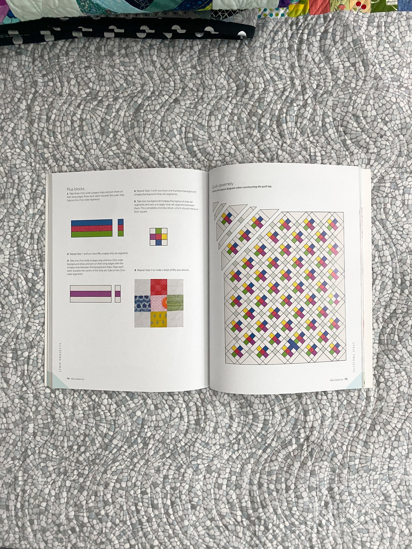 Scrap Quilts from crumbs strips & strings Book signed by author