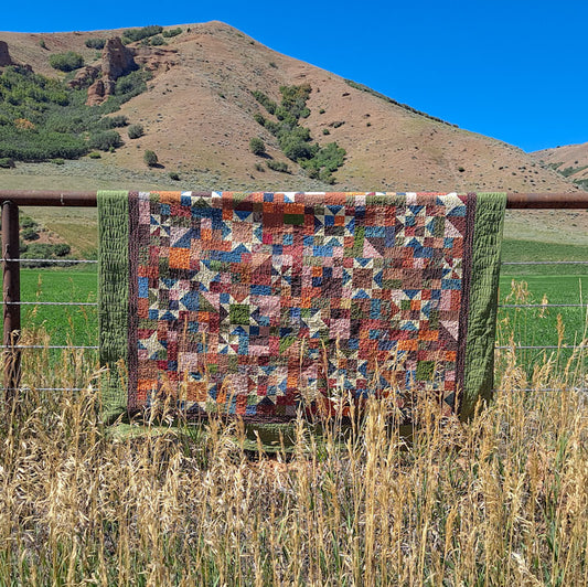 Harvest Sky scrap quilt pattern