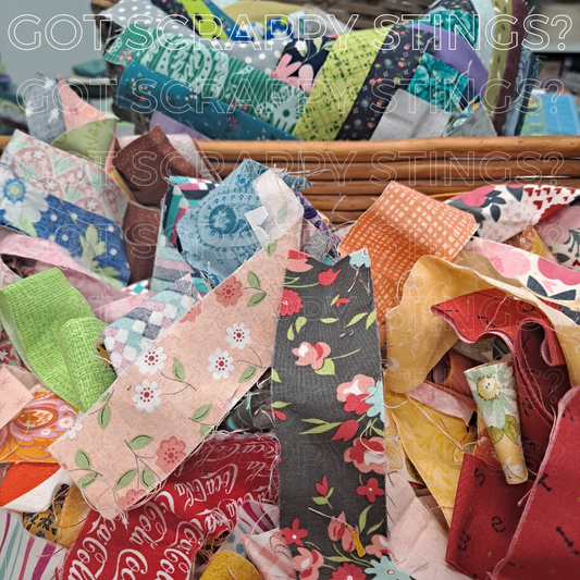 Strips & Strings  Quarter Pound Fabric Stash Enhancer