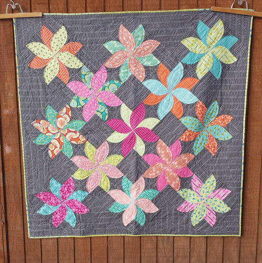 Dazzled a modern quilt pattern