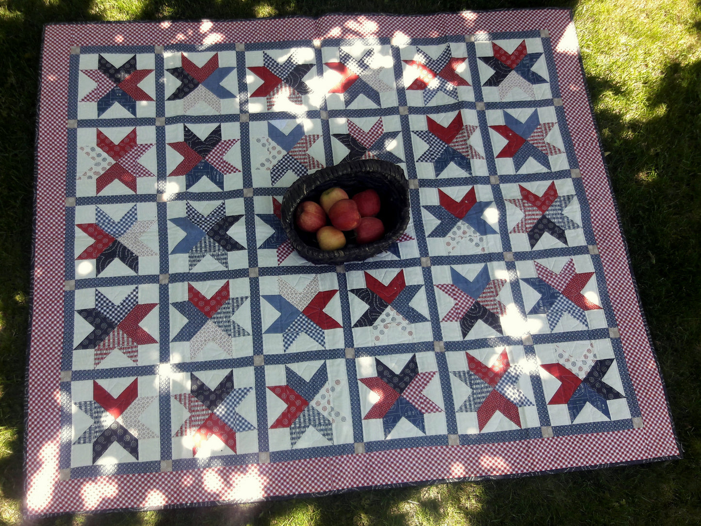 Braveheart Picnic Quilt & Matching Table Runner - Quilt Pattern PDF