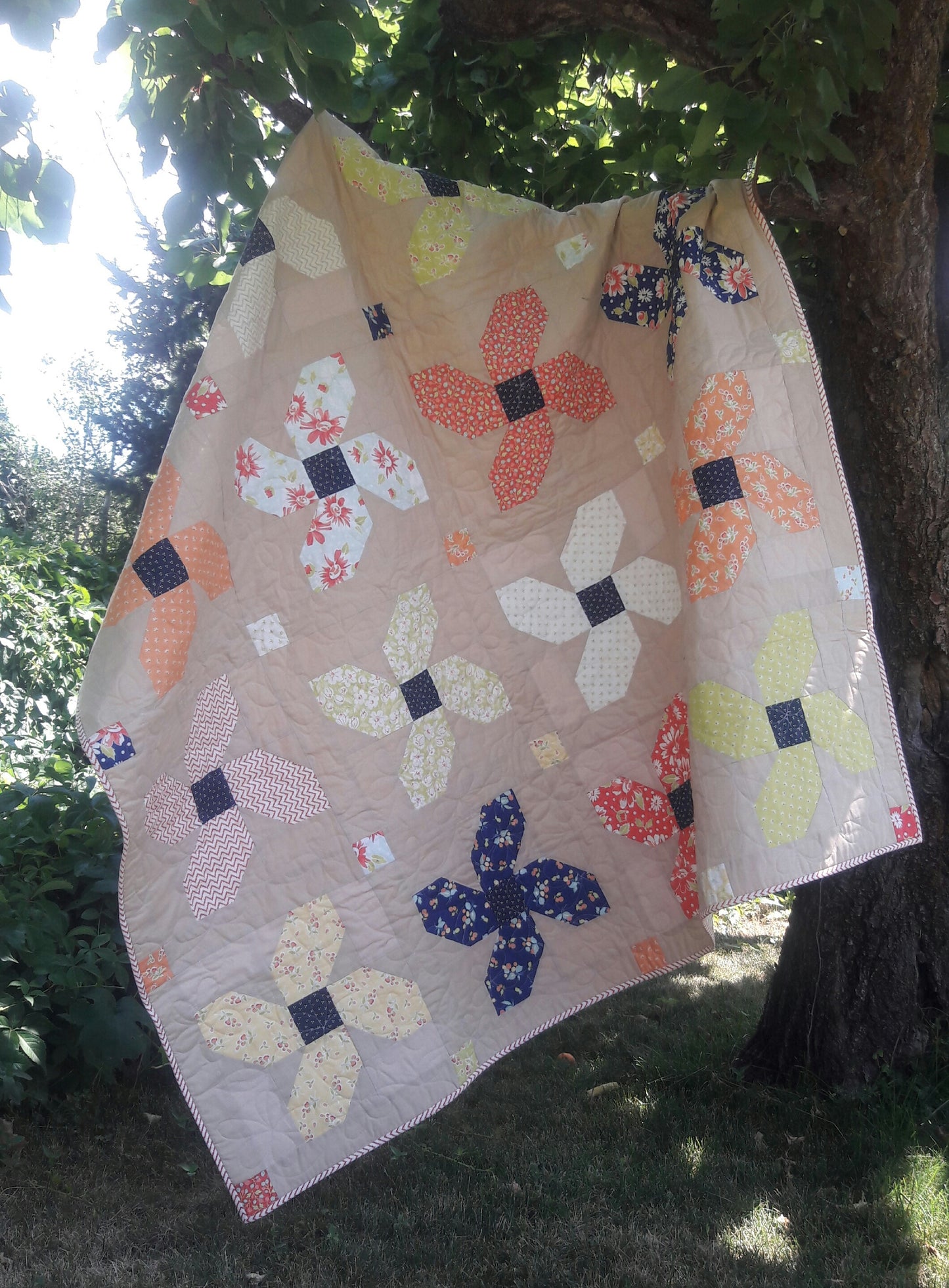 Posy Parade Baby Girl Quilt PDF Pattern