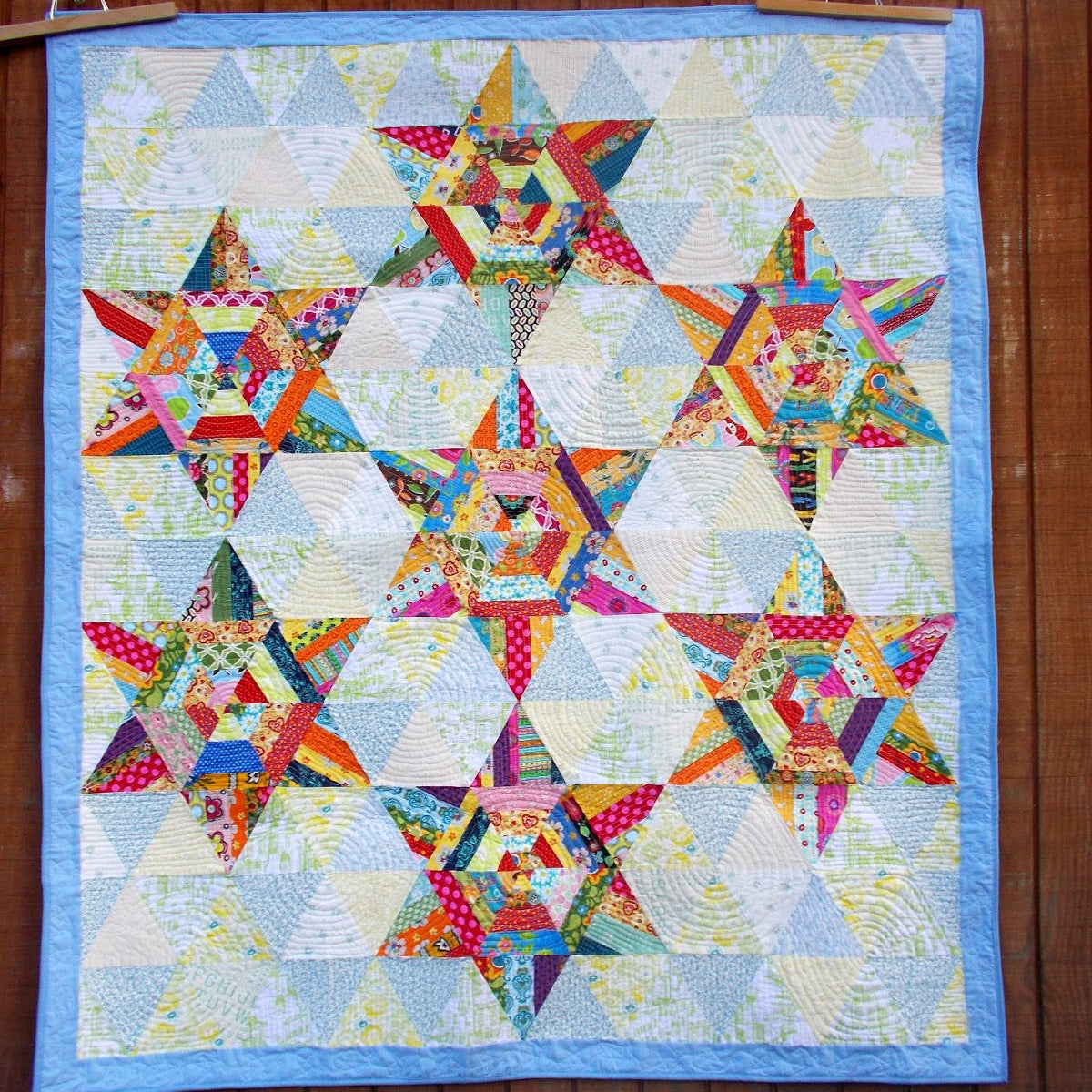 Seven Sisters Strip Quilt Pattern