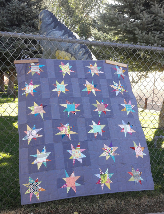 Sparkle a modern baby PDF quilt pattern